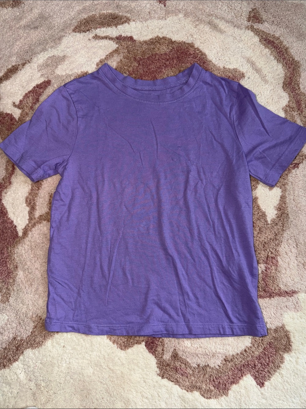 H&M Purple Short-Sleeve Crewneck Tee